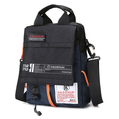 HAOSHUAI 206-1 Men Handheld Crossbody Bag Outdoor Waterproof Cloth Bag, 206-1 Light Blue, 206-1 Camouflage, 206-1 Dark Blue, 206-1 Black, 206-1 Army Green, 206-1 Grey, 206-1 Brick Red