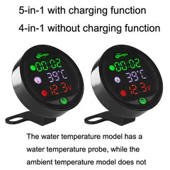 9-24V LED Night Vision Motorcycle Modification Instrument, Morfayer YL-M05 5 In 1 Environmental Temperature Model, Morfayer YL-M05 4 In 1 Environmental Temperature Model, Morfayer YL-M05 4 In 1 Water Temperature Model                                   ...