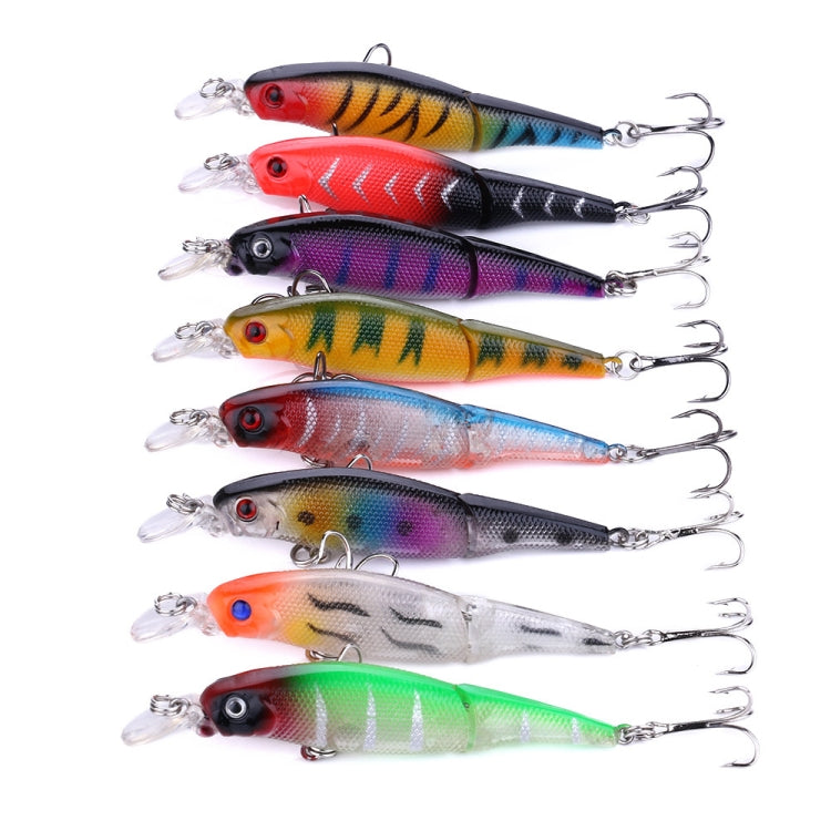 HENGJIA JM010 9cm 7g 2 Sections Bionic Bait With Beads Diving Mino Fake Bait, JM010 9cm 7g 6, JM010 9cm 7g 7, JM010 9cm 7g 8, JM010 9cm 7g 1, JM010 9cm 7g 2, JM010 9cm 7g 3, JM010 9cm 7g 4, JM010 9cm 7g 5