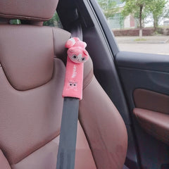 002 Cute Cartoon Thicked Seat Belt Anti-Strangled Protective Cushion, Length:, 30.5cm (Brown Dog), 30.5cm (Beige Dog), 30.5cm (Gray Cat), 30.5cm (Pink Cat), 30.5cm (Gray Fox), 30.5cm (Bear), 23cm (Brown Dog), 23cm (Beige Dog), 23cm (Gray Cat)          ...