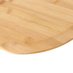 Bamboo Pizza Paddle Cheese Steak Baking Serving Tray Cutting Chopping Board, 38.5x29.5x1cm
