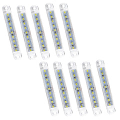 MK-224 10pcs 12-24V Truck Trailer 9LED Side Light Tail Lamp Signal Light, MK-224(Red), MK-224(Yellow), MK-224(White)
