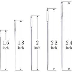 Big Eye Stainless Steel Embroidery Sewing Needle Tool Set, Needle Set