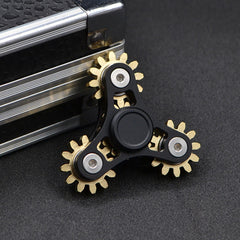Linkage Fidget Spinner Decompression Toy, Four Gear(Black), Four Gear Upgraded Version(Black), Four Gear Upgraded Version(Silver), Four Gear Upgraded Version Ink(Blue), Four Gear(Silver)