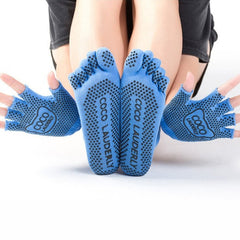 Non-slip Open Finger Yoga Sports Gloves+Five Finger Yoga Socks Set, Gloves+Socks Blue, Gloves+Socks Open Toe Black, Gloves+Socks Open Toe Gray, Gloves+Socks Open Toe Red, Gloves+Socks Open Toe Purple, Gloves+Socks Open Toe Blue, Gloves+Socks Black     ...