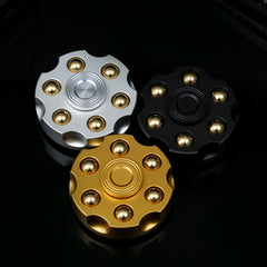 EDC Removable Fingertip Spinner Revolver Clip Pure Brass Stress Relief Toys, Revolver Clip(Gold), Revolver Clip(Silver), Revolver Clip(Black)
