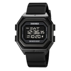 SKMEI 1875 Men Outdoor Electronic Watch Timing Multi-Functional Watch, Style:, 1875 Steel Band Black Machine, 1875 Silicone Band White Machine, 1875 Silicone Band Black Machine, 1875 Steel Band White Machine