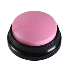 Pet Communication Button Dog Vocal Box Recording Vocalizer, Style: Recording Model, Rose Red, Pink, Yellow, Lake Blue, White, Dark Blue, Light Blue, Green, Purple, Red, Orange