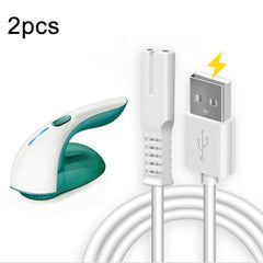 2pcs  USB Charging Cable For Philips CONFU SUPOR Hair Ball Trimmer, 2pcs For Philips Hair Ball Trimmer