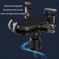 Car Air Outlet Upside-down Hook Strong Mobile Phone Holder, Cool Black, High-grade Black