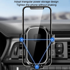 Car Air Outlet Hook Firmly Navigation Mobile Phone Holder, Mirror Black