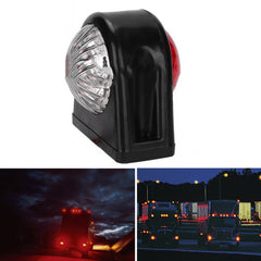 MK-249 10-30V 8LEDs Red And White Truck Round Side Light, MK-249 (Red White)