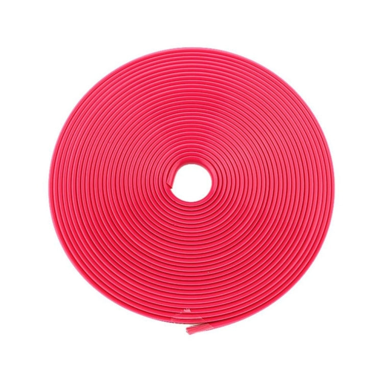 8m/roll Car Wheel General Sticker Modified Protection Sticker Anti-collision Strip, 1roll Purple, 1roll Blue, 1roll Orange, 1roll Gray, 1roll White, 1roll Black, 1roll Red, 1roll Pink