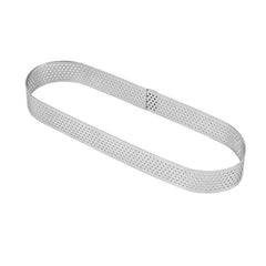 BN1006 Stainless Steel Mousse Circle Thickened Perforated Cake Mold DIY Baking Tools, Round(3.5 inches), Oval(7.2 inches), Rectangle(3.9 inches), Love(3.1 inches), Rectangle(4.3 inches), Rectangle(4.7 inches), Rectangle(7 inches), Square(2.9 inches)   ...
