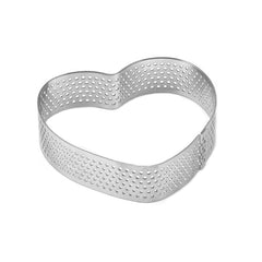 BN1006 Stainless Steel Mousse Circle Thickened Perforated Cake Mold DIY Baking Tools, Round(3.5 inches), Oval(7.2 inches), Rectangle(3.9 inches), Love(3.1 inches), Rectangle(4.3 inches), Rectangle(4.7 inches), Rectangle(7 inches), Square(2.9 inches)   ...