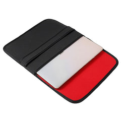 Neoprene Laptop Lining Bag Horizontal Section Flap Clutch Bag, 10 Inch