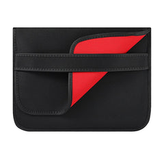 Neoprene Laptop Lining Bag Horizontal Section Flap Clutch Bag, 10 Inch
