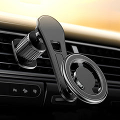 D19 Car Magnetic Mobile Phone Holder Rotatable Metal Navigation Bracket, Spec:, D19 Air Outlet (Black), D19 Extended (Black), D19 Extended (Silver), D19 Seat (Black), D19 Seat (Silver), D19 Sticker (Black), D19 Sticker (Silver), D19 Air Outlet (Silver)