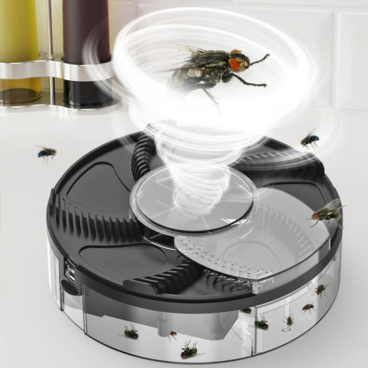 S008 Automatic Fly Killer Silent USB Household Fly Trap, Spec: USB Plug-in Type, USB Plug-in Type (Black), USB Plug-in Type (White), 1200mAh Battery Charging Type(White), 1200mAh Battery Charging Type (Black)
