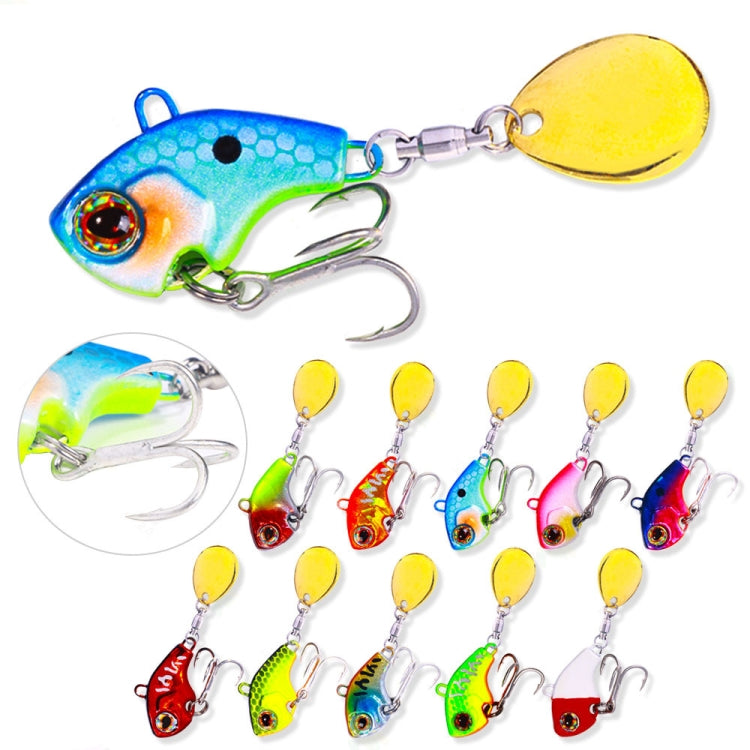 HENGJIA VIB035 Small Whirlwind Sequins Fake Bait Sinking Water VIB Lure, 13g