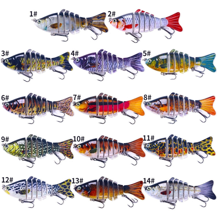 HENGJIA JM062 7 Section Fish Fake Lures VIB Minnow Fishing Lures, JM062 (6), JM062 (7), JM062 (8), JM062 (9), JM062 (10), JM062 (11), JM062 (1), JM062 (12), JM062 (2), JM062 (13), JM062 (3), JM062 (14), JM062 (4), JM062 (5)