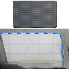 Car Sunshade Magnetic Iron Reflective Mesh Gauze Sunscreen Heat Insulation Sunshade Baffle, Front Window Driving, Front Window Co-driving, Rear Window Square