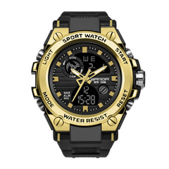 SANDA 739 Multifunctional Waterproof Sports Watch Chronograph Calendar Alarm Night Light Watch