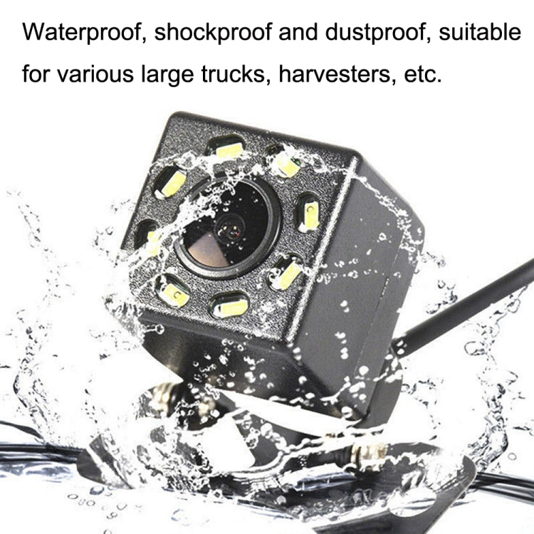 R0003 LED Fill Light External Reversing Video Camera HD Night Vision CCD Car Camera, 8 LED Lamp P System, 12 LED Lamp P System, 12 LED Lamp N System