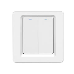 Tuya ZigBee Smart Single-fire Zero-fire Sharing Switch Phone Control Voice Panel EU Plug, Spec:, 1 Button, 2 Buttons, 3 Buttons