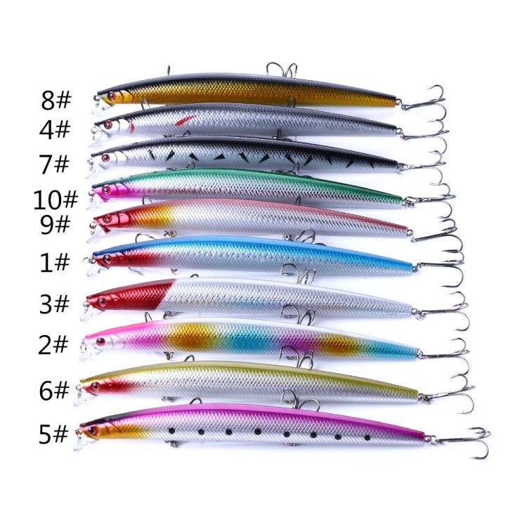 HENGJIA MI101 18cm 26g Long-distance Casting Sea Fishing Fake Lures Minnow Baits, MI101 (2), MI101 (3), MI101 (4), MI101 (6), MI101 (7), MI101 (8), MI101 (9), MI101 (10), MI101 (5), MI101 (1), MI101 (10 Colors)