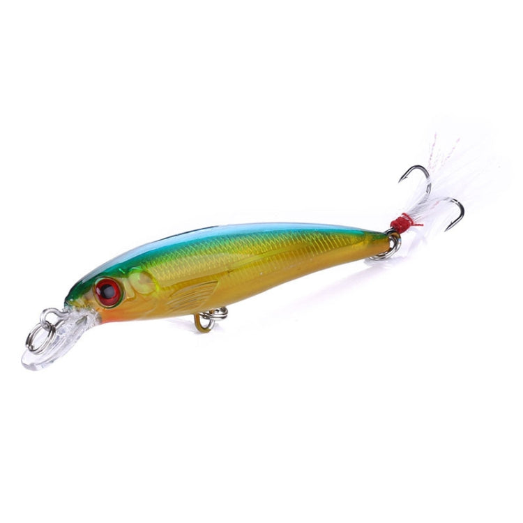 HENGJIA MI094 Simulation Laser Fake Lures Minnow Fishing Baits, 1, 2, 3, 4, 5, 6, 7, 8, 9, 10, 10 Colors Boxed