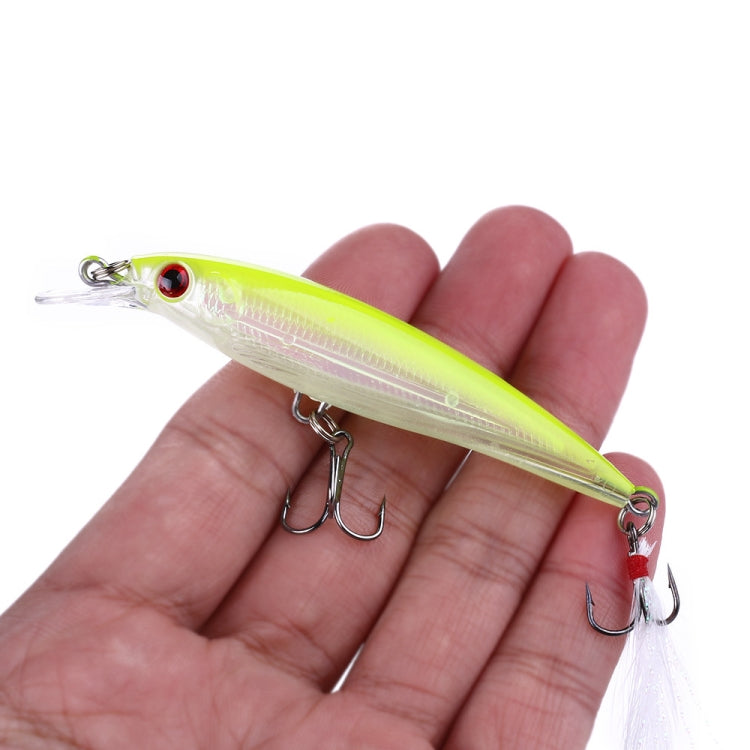 HENGJIA MI094 Simulation Laser Fake Lures Minnow Fishing Baits, 1, 2, 3, 4, 5, 6, 7, 8, 9, 10, 10 Colors Boxed