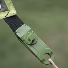 Tent Additional Pull Point Shark Clips Outdoor Camping Canopy Windproof Clip, 1PC (Mud-color), 1PC (Dark Green)