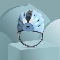 Soft Baby Helmet Safety Hat Toddler Anti-collision Protective Hat for Baby Walking, Blue Rabbit, Pink Rabbit, Lion Orange, Lion Brown