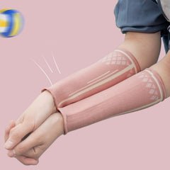 1pair Volleyball Protector Wrist Guards Sports Extended Arm Guards, Size:, S (Pink), M (Pink), L (Pink), S (Black), M (Black), L (Black)