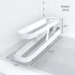 Automatic Eggs Storage Box Refrigerator Egg Dispenser Plastic Rolling Eggs Holder  Container, 2 Layers