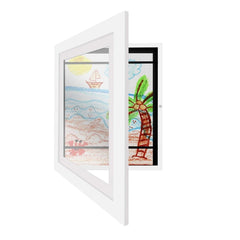 Children Art Frames Magnetic Front Open Frametory for Poster Photo Drawing Paintings Pictures, Wood, Plastic