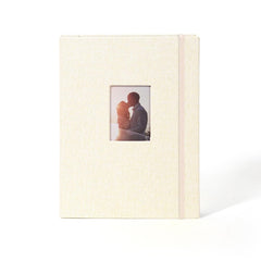 3-inch 208 Pockets Cotton Linen Photo Album Photocard Holder, Khaki, Purple, Grey, Pink, Blue