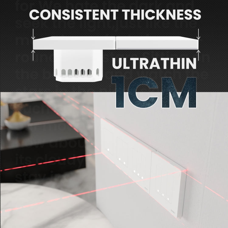 Tuya ZigBee Smart Single-fire Zero-fire Sharing Timing Voice Wall Switch EU Plug, Style:, 1 Way (White), 2 Ways (White), 3  Ways (White), 1 Way (Gray), 2 Ways (Gray), 3 Ways (Gray), 1 Way (White Scene Casual Post), 2 Ways (White Scene Casual Post)     ...