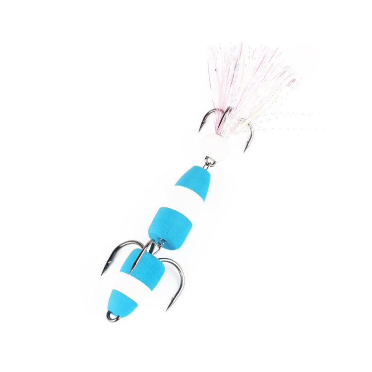 W.P.E PMG-M Foam Hook Soft Worm Bait Three Anchor Hook Fake Lures, M