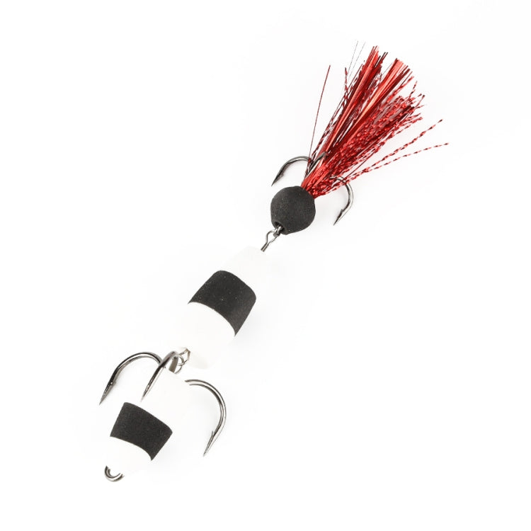 W.P.E PMG-M Foam Hook Soft Worm Bait Three Anchor Hook Fake Lures, M