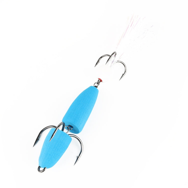 W.P.E PMG-M Foam Hook Soft Worm Bait Three Anchor Hook Fake Lures, M
