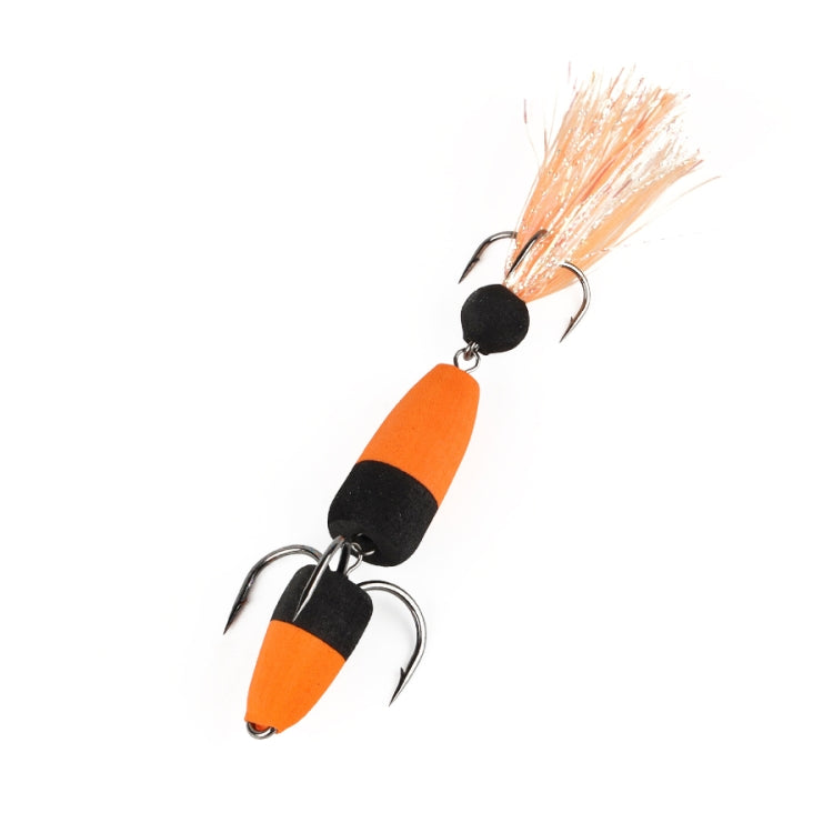 W.P.E PMG-M Foam Hook Soft Worm Bait Three Anchor Hook Fake Lures, M