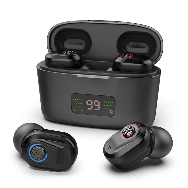 Z-127D In-ear Sound Amplifier Digital Display Hearing Aid Earphone, black, White, Complexion, Red and Blue