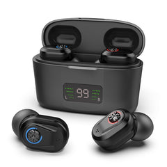 Z-127D In-ear Sound Amplifier Digital Display Hearing Aid Earphone, black, White, Complexion, Red and Blue