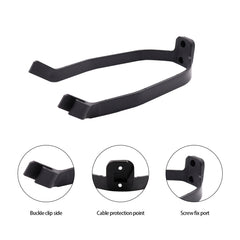 For Xiaomi M365 Electric Scooter Accessories, Fender+Bracket+Taillight, Black With Wrench, Black Without Wrench