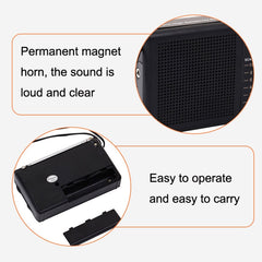 BAIJIALI BJL228 Retro Portable Two Band FM AM Radio Built-in Speaker, BJL228 White, BJL228 Black