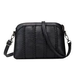 XY1101 Multifunctional Double Layer Ladies Woven Handbag Phone Single-shoulder Bag