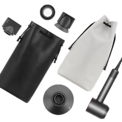 Baona DS-003 for Dyson Hair Dryer Complete Accessories PU Storage Bag, DS-003 Black, DS-003 Grey