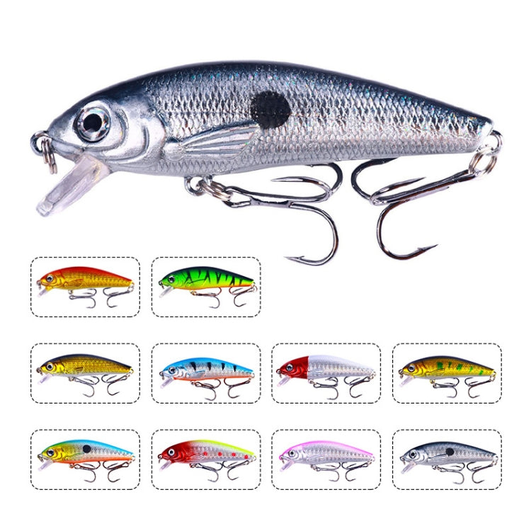 HENGJIA MI158 Floating Mino Bionic Lures, 1, 2, 3, 4, 5, 6, 7, 8, 9, 10, 10 Colors Bagged, 10 Colors Boxed